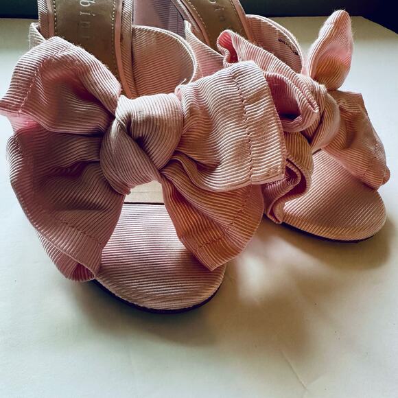 Gianni Bini Keily Pink Bow Block 
Heels - 9.5 - Picture 3 of 7